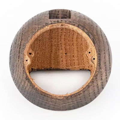 OEM Precision CNC Service Custom Wood Alarm Clock Shell Milling Wooden Prototype