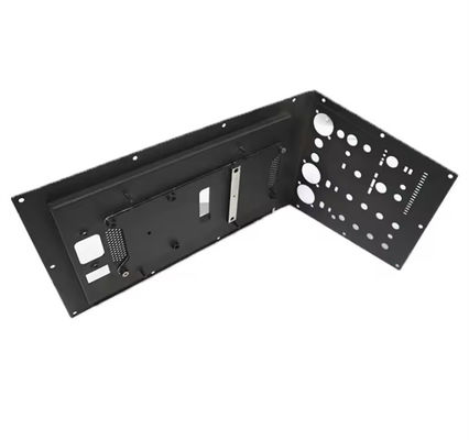 Sheet Metal Part Custom Sheet Metal Service Aluminum Sheet Metal Black Anodized